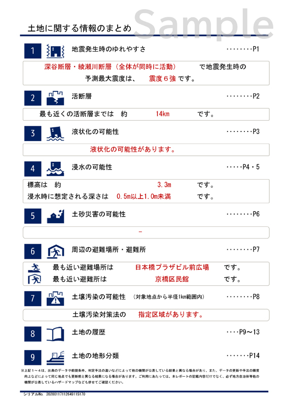 土地調査レポート1